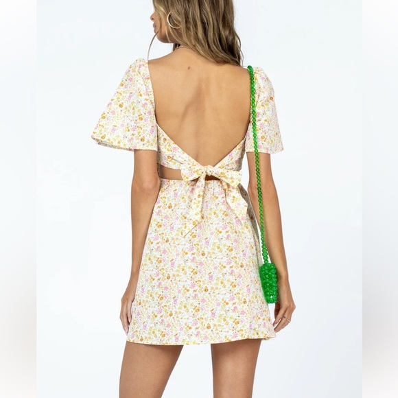 Princess Polly Floral Mini Dress Size 4 NEW - Picture 2 of 6